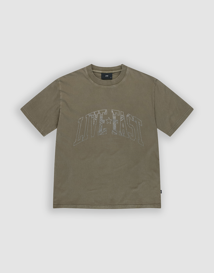 Live Fast Rhinestone Tee