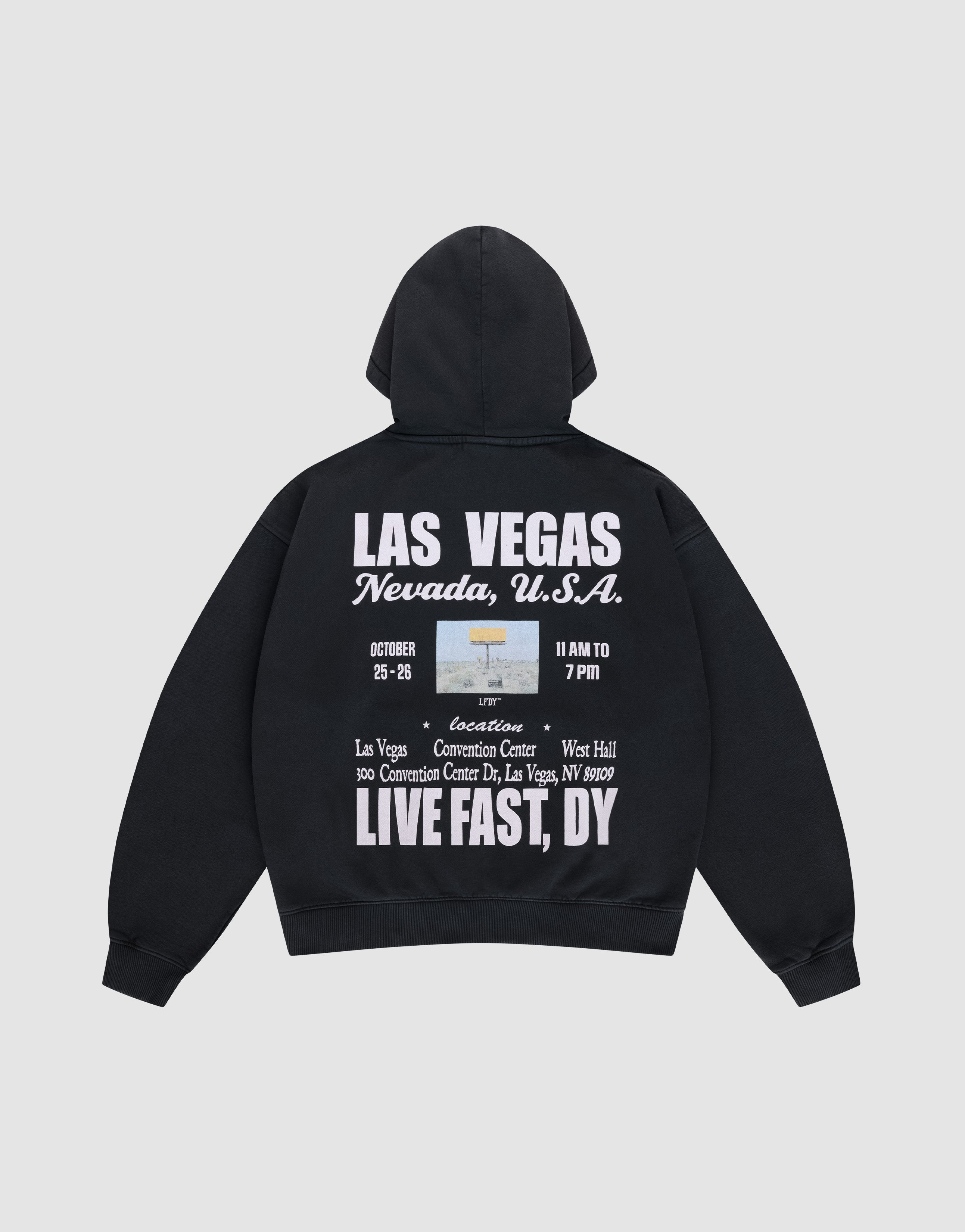 Live Fast Vegas Hooded – LIVE FAST DIE YOUNG