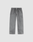 The LIVE FAST DIE YOUNG Basic Wide Jogger features a grey oversized straight-leg design with an elastic waistband, white drawstring, side pockets, and subtle logo print, shown on a plain light background.