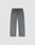 The LIVE FAST DIE YOUNG Basic Wide Jogger features a gray, wide-fit straight-leg design with an elastic waistband and a single back pocket, displayed flat on a plain light gray background.