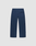 The LFDY Active Fleece Jogger by LIVE FAST DIE YOUNG, in navy blue and wide fit, features straight legs, a single rear pocket, and minimal seam detailing. Shown flat on a plain light background.