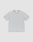 The LFDY Slim Tee by LIVE FAST DIE YOUNG is a plain, short-sleeved light gray slim fit T-shirt made of cotton, shown flat on a white background with a classic crew neckline and no visible designs or logos.