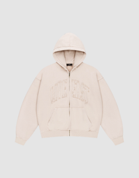 Ripped College Hooded Zip