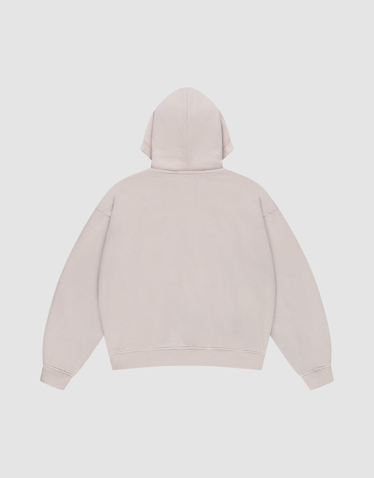 Ripped College Hooded Zip