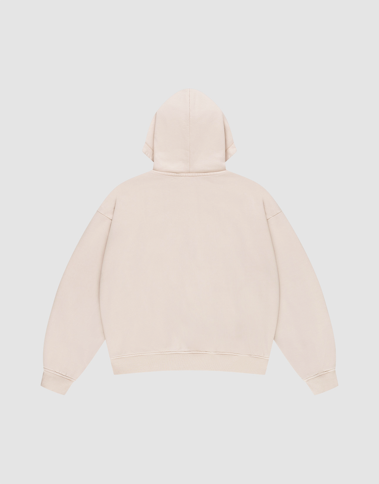 Ripped College Hooded Zip