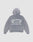 The LFDY Protection Hooded Zip by LIVE FAST DIE YOUNG is a gray hoodie with Kapuze and features white "LIVEFAST PROTECTION, Home Security, 1-800-CCTV, 24/7 Surveillance Service" text plus two security camera illustrations on the back.