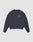 The Live Fast Berlin Sweater by LIVE FAST DIE YOUNG is a dark gray, oversized crewneck made from 100% cotton. It features "LIVE FAST" in small light gray letters on the left chest, set against a light background.