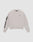 The Live For It Sweater by LIVE FAST DIE YOUNG is a light beige 100% Baumwolle crewneck with "LIVE FAST" on the chest and "OR DIE BY IT" in bold black text on the left sleeve. Features a plain white background.