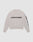 The Live For It Sweater by LIVE FAST DIE YOUNG is an oversized light gray sweatshirt, featuring “LIVE FAST” in bold black across the upper back and extra sleeve text. Made from 100% Baumwolle for comfort.