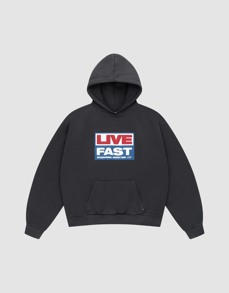 Live Fast Box Hooded