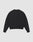 The LFDY Supply Sweater by LIVE FAST DIE YOUNG is shown laid flat, back up, on a light gray background. This oversized black crewneck features a soft Baumwolle-Polyester blend, long sleeves, and ribbed cuffs and hem.