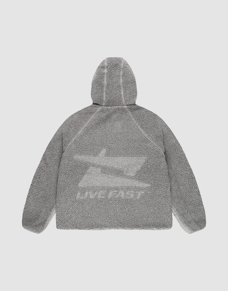 Live Fast Teddy Jacket
