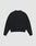 The LFDY Hardwear Sweater by LIVE FAST DIE YOUNG, a plain black oversized crewneck, is displayed from the back, laid flat on a light grey background.