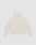The LIVE FAST DIE YOUNG Basic Blank Hooded is an oversized, light beige hoodie made from soft Baumwolle, shown from the back on a white background with long sleeves, ribbed cuffs and waistband, and no visible logos or designs.