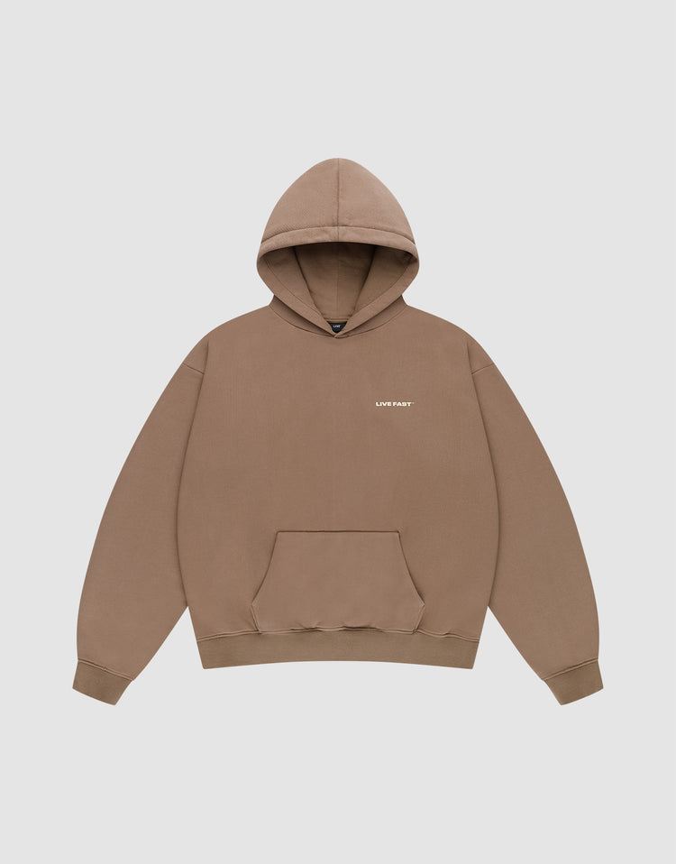 Live Fast Plain Hooded