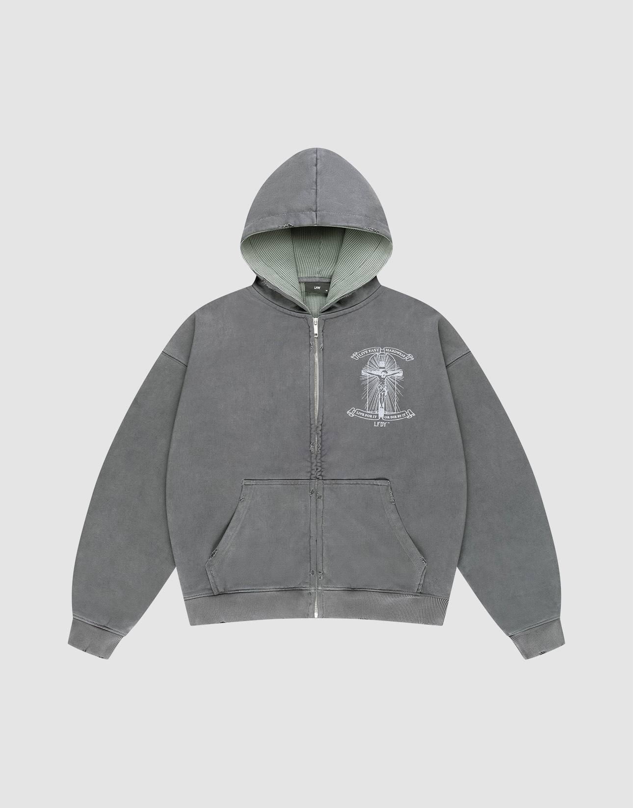 LFDY Cross Hooded Zip