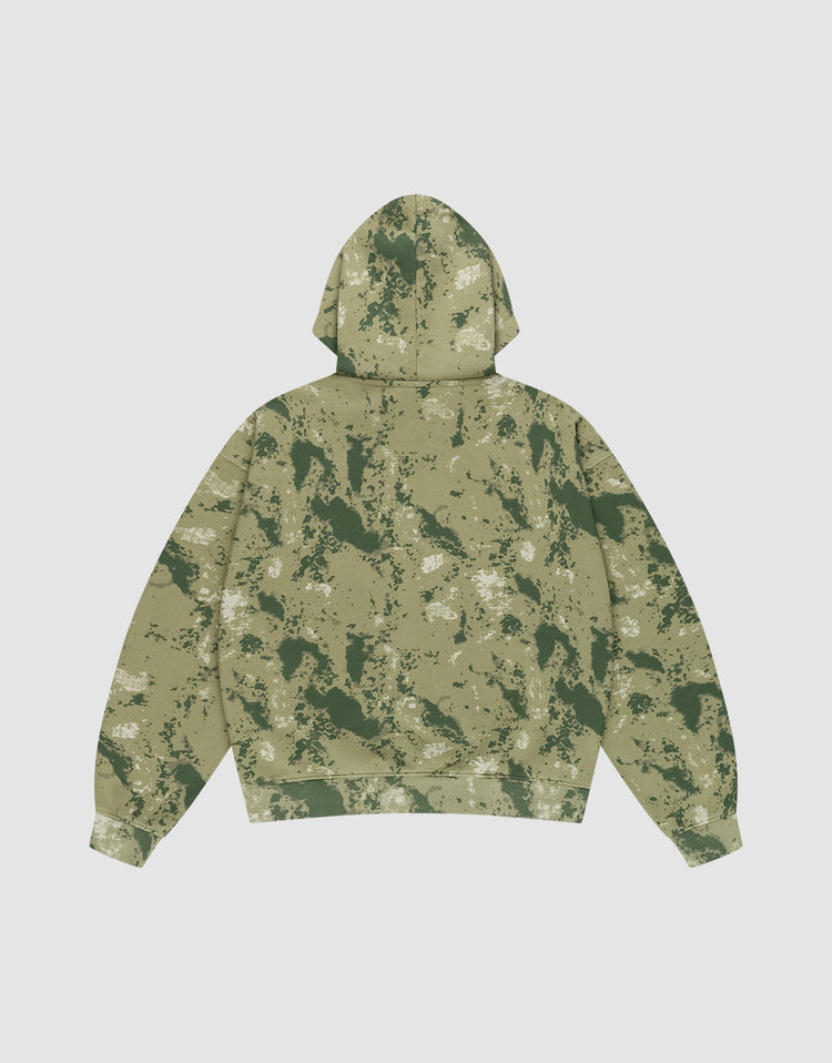 Camo Hooded Zip