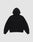 The Live Fast Garment Hooded by LIVE FAST DIE YOUNG is an oversized black hoodie shown from the back on a light gray background, featuring long sleeves, ribbed cuffs and waistband, and crafted from soft Baumwolle for comfort.