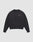 The LFDY F*ck Sweater by LIVE FAST DIE YOUNG is a black oversized crewneck with long sleeves, ribbed cuffs and hem, and small red “Live Fast Die Rich” text on the chest. Made from a cotton-polyester blend. Shown laid flat on a white background.