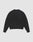 The LIVE FAST DIE YOUNG Basic +49 Chest Sweater, an oversized black crewneck, is shown flat on a light grey background. It features long sleeves and a simple design, made from a soft Baumwolle Polyester blend, with no visible logos or patterns.