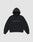 The Basic Livefast Hooded by LIVE FAST DIE YOUNG is an oversized black hoodie featuring a subtle "LiveFast" front print, crafted from soft cotton and shown against a plain light gray background.