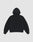 The LIVE FAST DIE YOUNG Basic Livefast Hooded sweatshirt in Oversize Fit is shown from the back with the hood up and sleeves spread out, displayed on a light gray background.