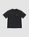 The Basic 210 Tee by LIVE FAST DIE YOUNG is an oversize short-sleeve black t-shirt made from 100% Baumwolle, featuring a small light green LiveFast logo on the left chest and displayed on a white background.