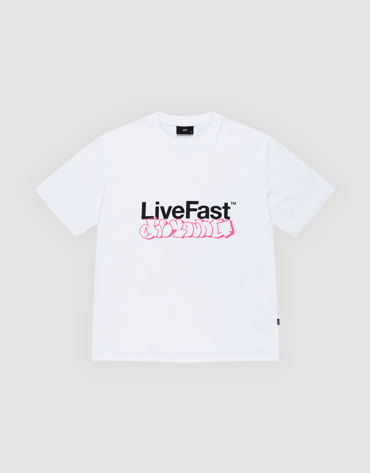 Basic Live Fast Graffiti Tee