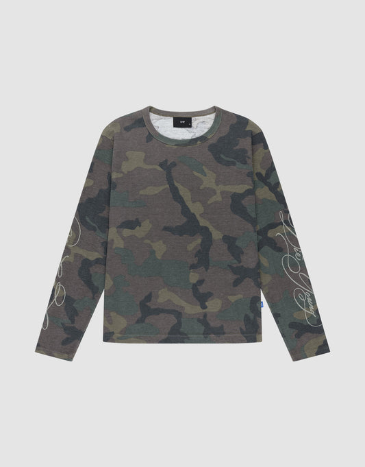 Waffle Camo Longsleeve