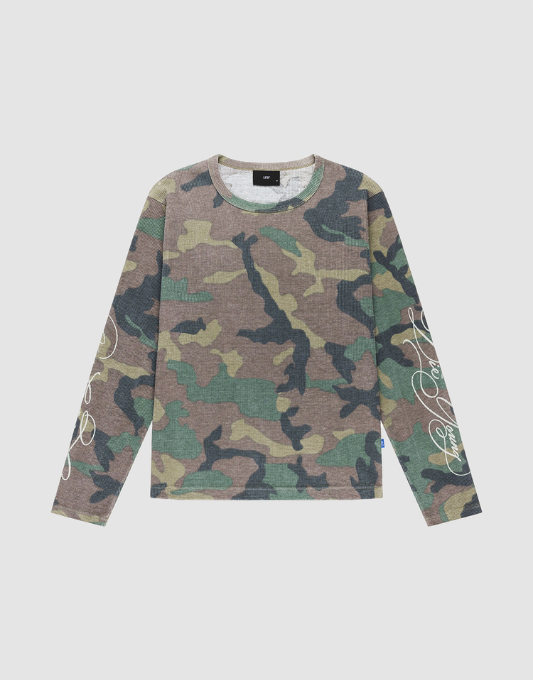 Waffle Camo Longsleeve