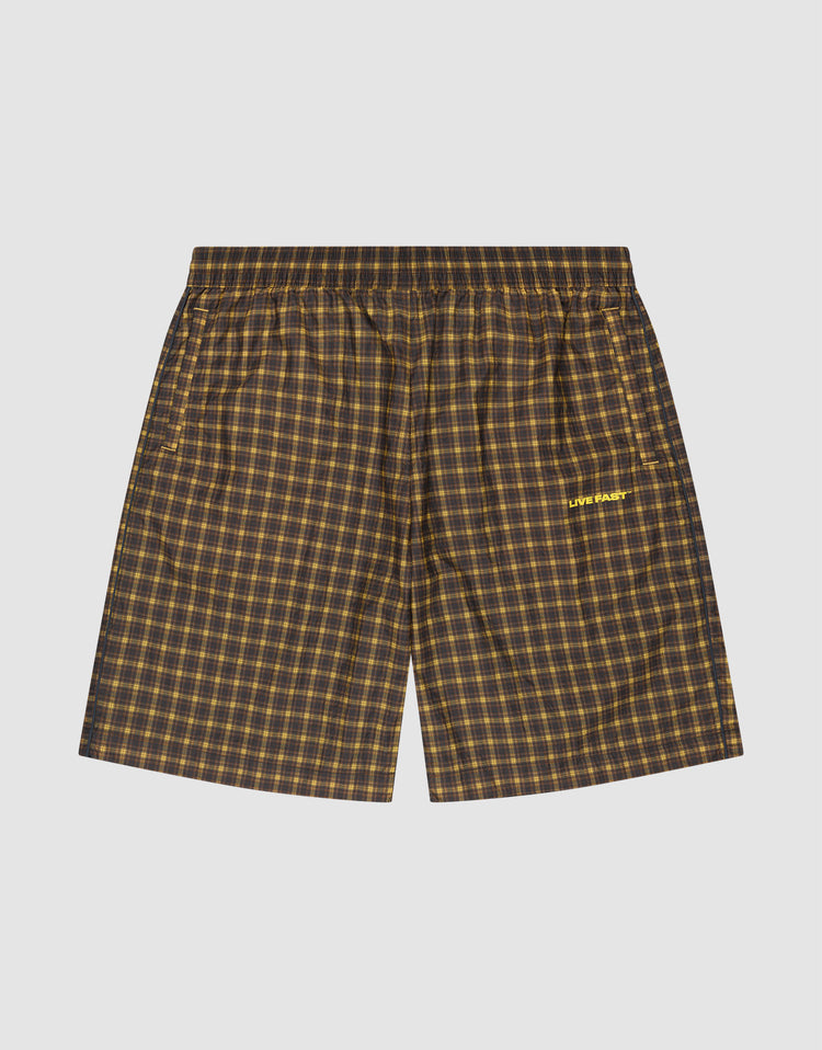 Live Fast Nylon Shorts