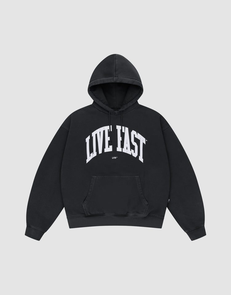 Live Fast College Hooded