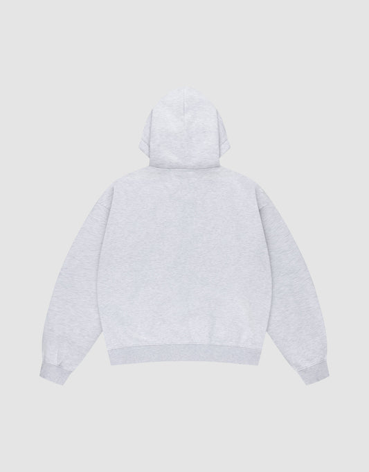 Basic Script Hooded Zip
