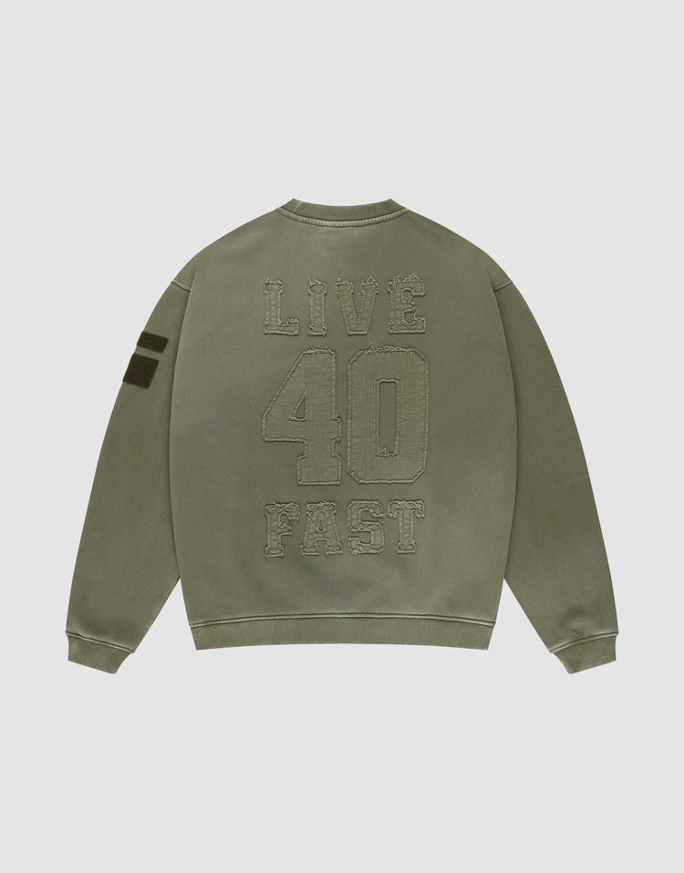 LFDY Jersey Patch Sweater