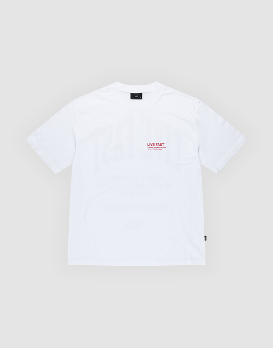 Live Fast London College Tee