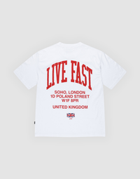 Live Fast London College Tee