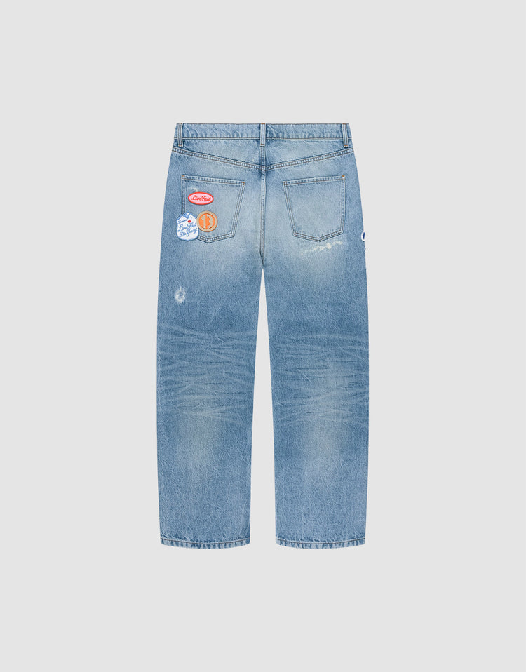 LFDY Patched Straight Denim