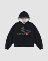 Split Hooded Jacket