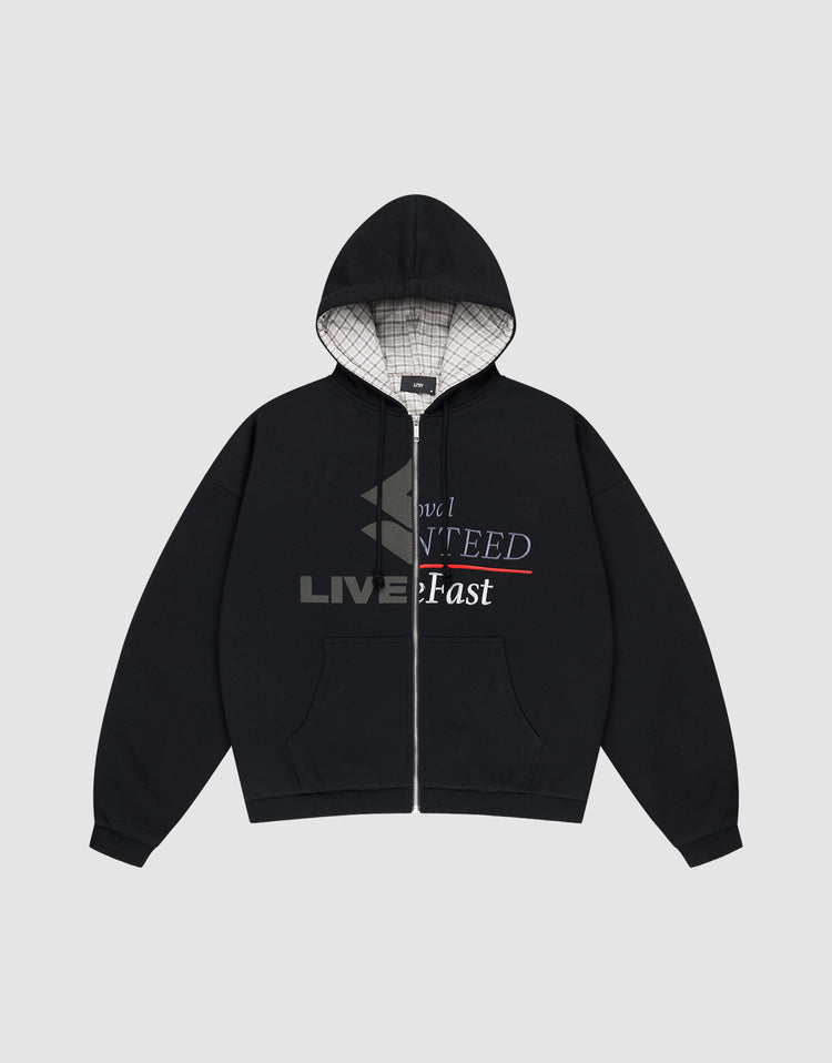 Split Hooded Jacket