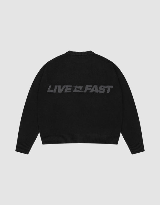 Live Fast Boucle Sweater