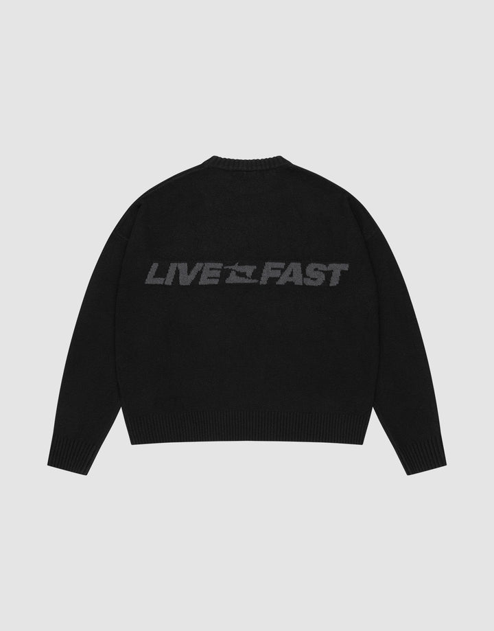 Live Fast Boucle Sweater