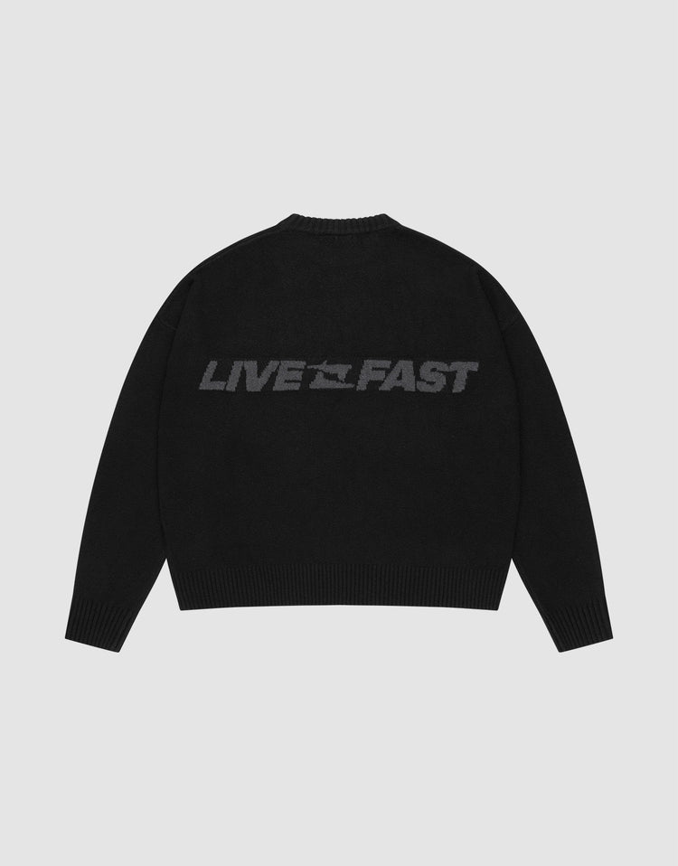 Live Fast Boucle Sweater
