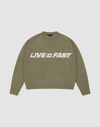 Live Fast Boucle Sweater