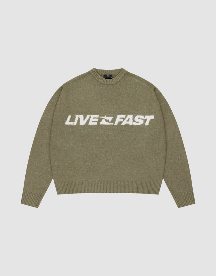 Live Fast Boucle Sweater