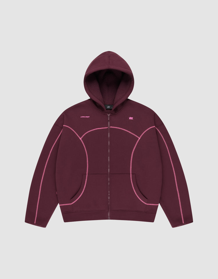 LFDY Active Fleece Hooded Zip