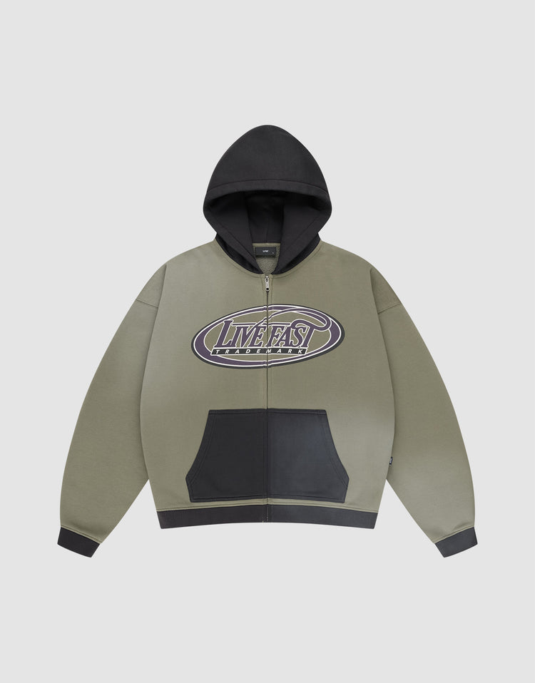 LFDY Two Tone Ellipse Hooded Zip