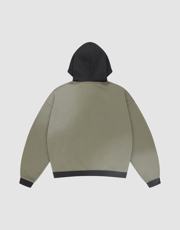 LFDY Two Tone Ellipse Hooded Zip