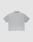The LFDY Ripstop Shirt by LIVE FAST DIE YOUNG features a plain, light gray design with an oversized fit, shown from the back against a white background.