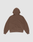 The LIVE FAST DIE YOUNG LFDY Lightweight Hooded Zip, shown from the back against a light gray background, features long sleeves, a hood, ribbed cuffs and hem, and is crafted from soft French Terry fabric for all-day comfort.