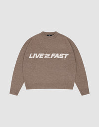 Live Fast Boucle Sweater